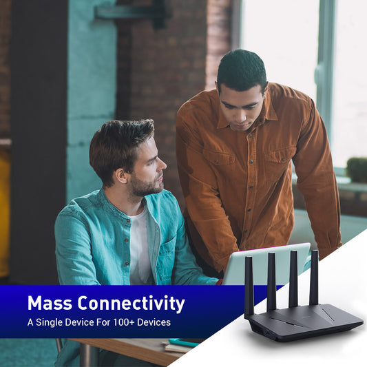 Flint (GL-AX1800) Wi-Fi 6 Home Secure Router with EU plug