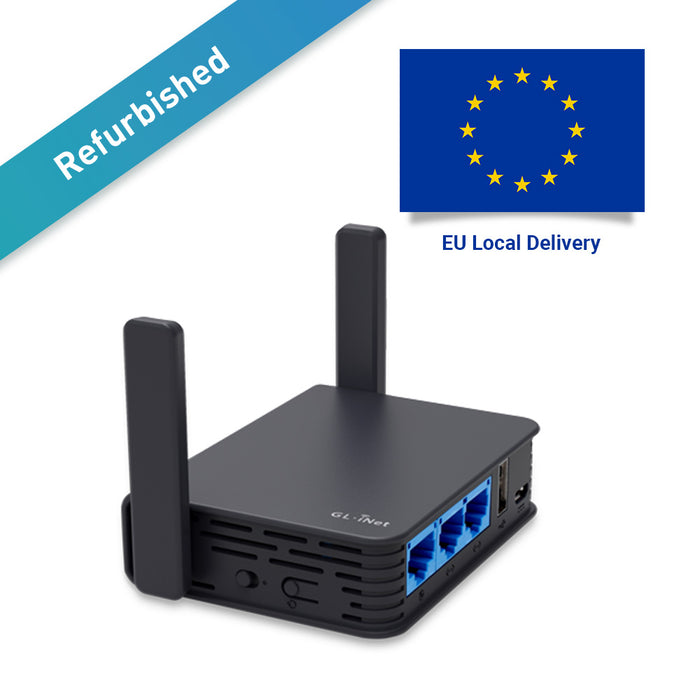 Refurbished | Dual-band Mini VPN Router | GL-AR750S-Ext with EU+UK Plug