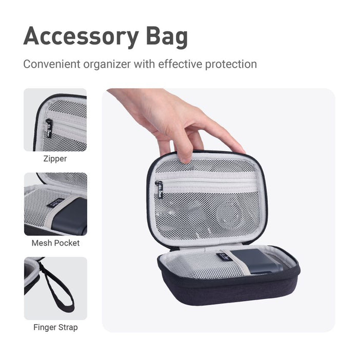 Travel Gadget Organizer Pouch Case | Hard Drive Bag | For chargers, cables, travel routers