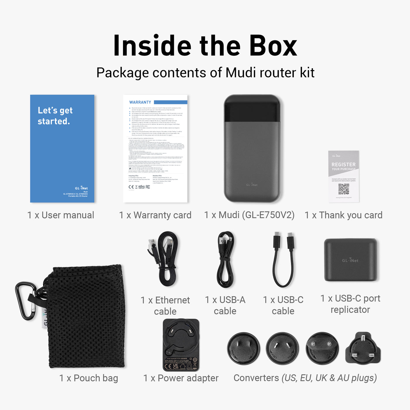 Mudi V2 (GL-E750V2) Portable 4G LTE Router | Travel WiFi — GL.iNet EU